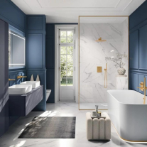  Braț de duș Villeroy&Boch, Universal Showers, rotund, 40 cm, brushed gold